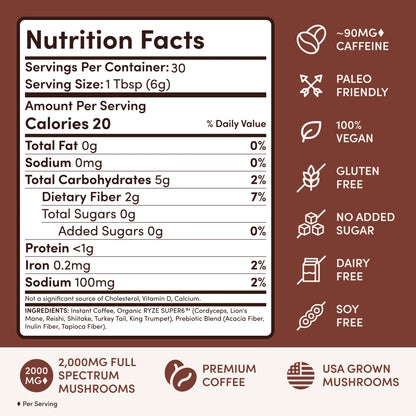 Mushroom Coffee House Blend 30 Servings