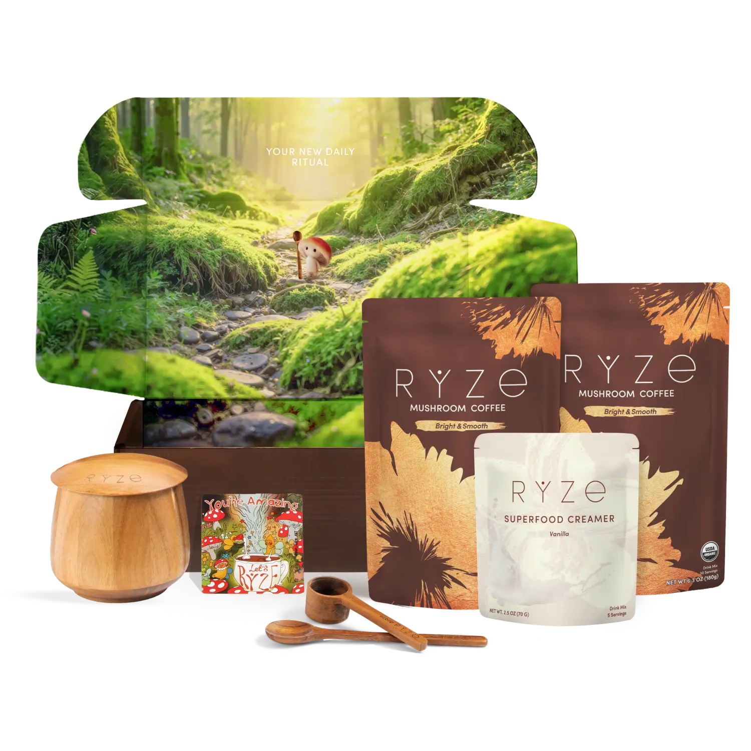 Mushroom Coffee Ritual Set (6 Month Plan)